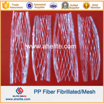 Concrete Fiber Reinforcement PP Fibrillated Microfiber